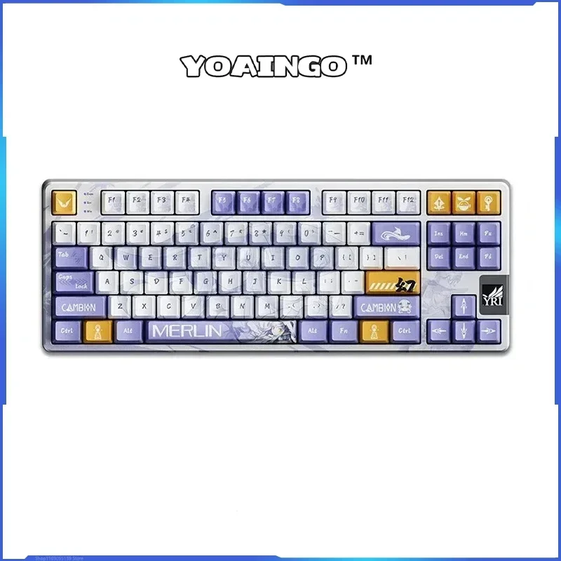 VALKYRIE VK87 Mechanical keyboard Kamiwu 3-Model Custom RGB backlight hot swap key cap PBT wireless gaming mechanical keyboard