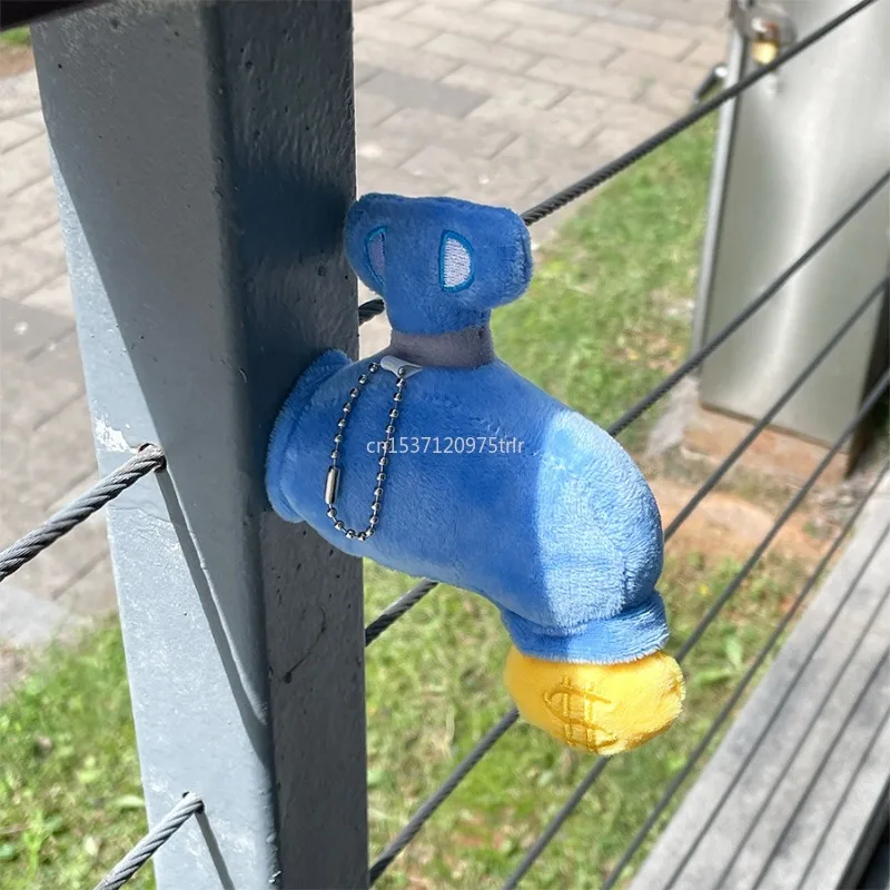 Porte-clés personnalité robinet réfrigérateur autocollants dessin animé en peluche réfrigérateur aimant doux décoratif robinet pendentif enfants jouet nouveau 2025