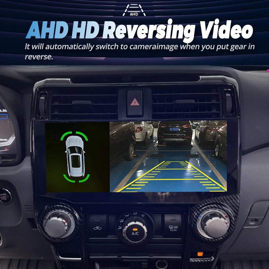 12.3 Navirider Android For Toyota 4 Runner 4Runner 2010-2022 Car GPS Navigation HeadUnit Multimedia Player Aircon Radio 4G WIFI