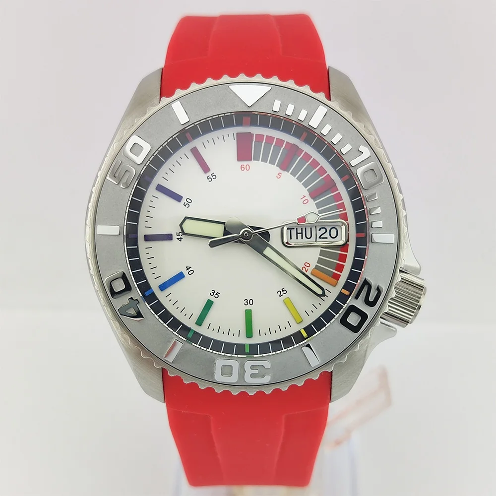 Мужские часы NH35, роскошные механические наручные часы 007, корпус из сапфирового стекла, водонепроницаемые часы из нержавеющей стали, механизм NH35/NH36