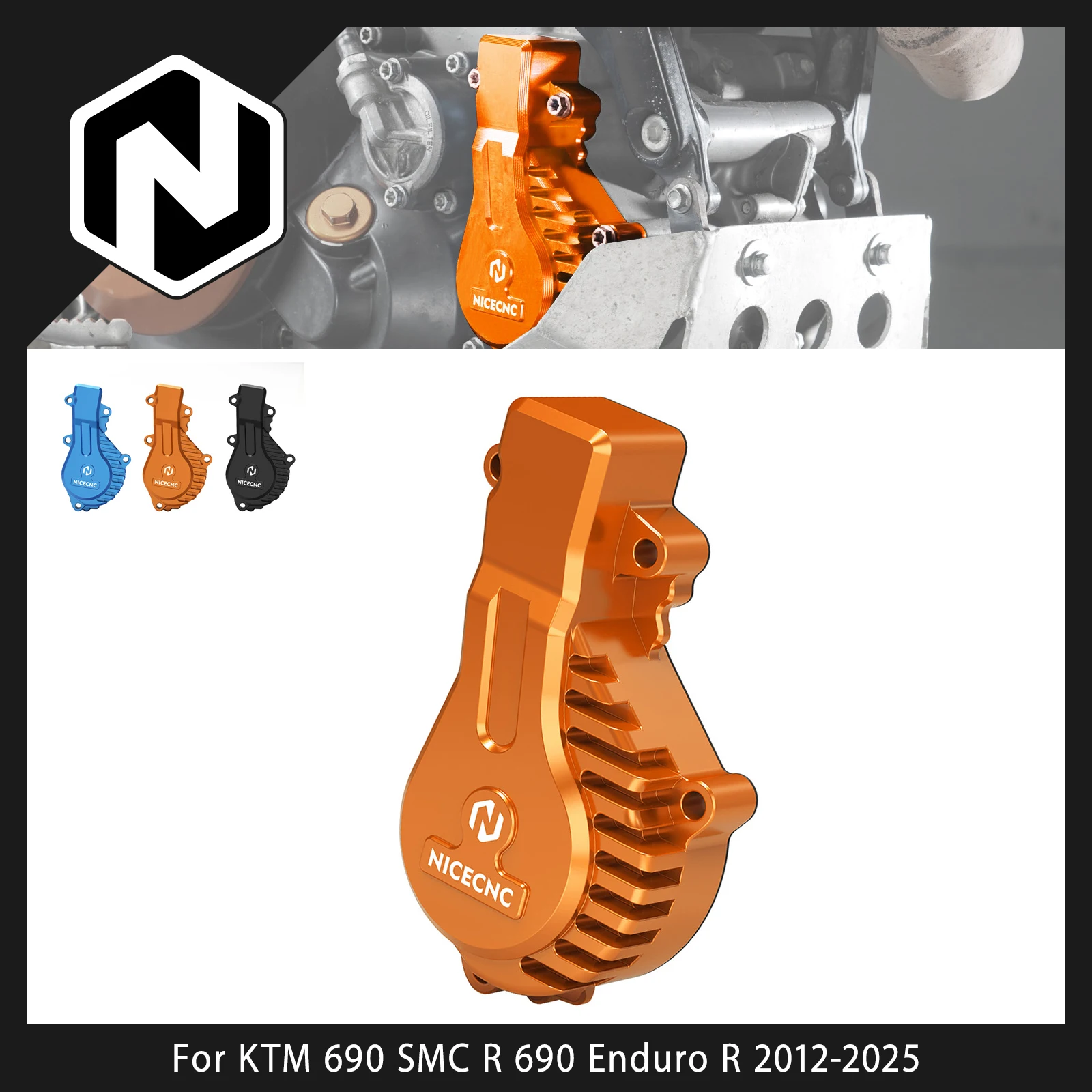 

NICECNC Water Pump Cover For KTM 690 SMC R 2012-2025 690 Enduro R 690 Duke R 2025 2024 2023 GasGas ES/SM700 Husqvarna 701 Enduro