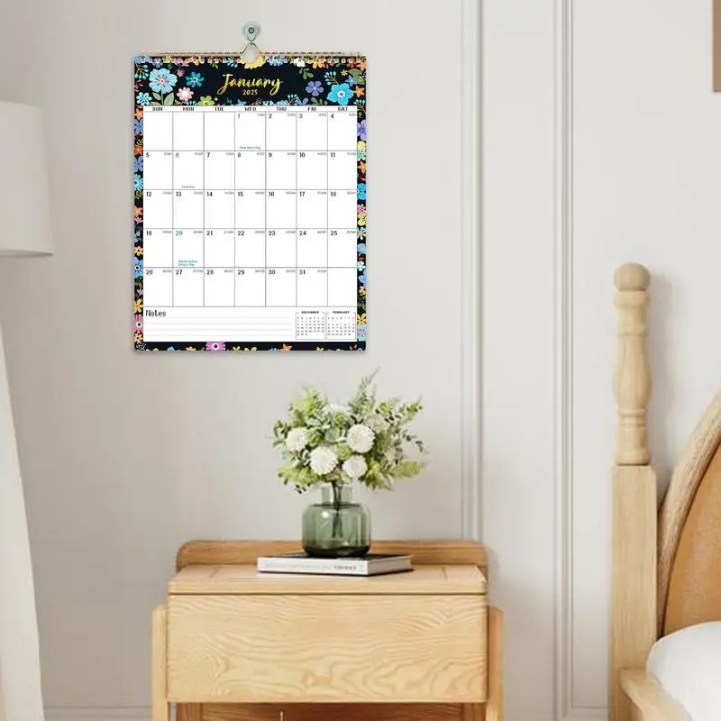 Wall Calendar 2025-2026 Vertical Monthly Wall Calendar Large Blocks From January 2025 To June 2026 Desk Calendar Thick Paper