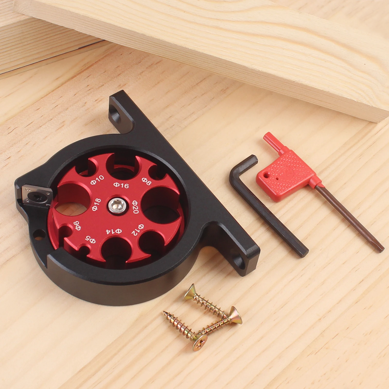 Electric Drill Milling Dowel Round Rod Auxiliary Tool Woodworking Tool Dowel Maker Metric 5mm-20mm with 1pcs Carbide Blade