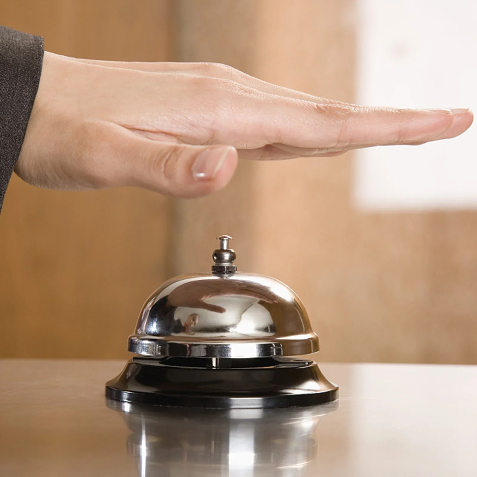 الضيوف مطعم الهدايا النظام منصة مشروبات رنين جرس الطاولة دعوة الاستقبال عيد الميلاد المنزل أجراس الحديد خدمة المطبخ