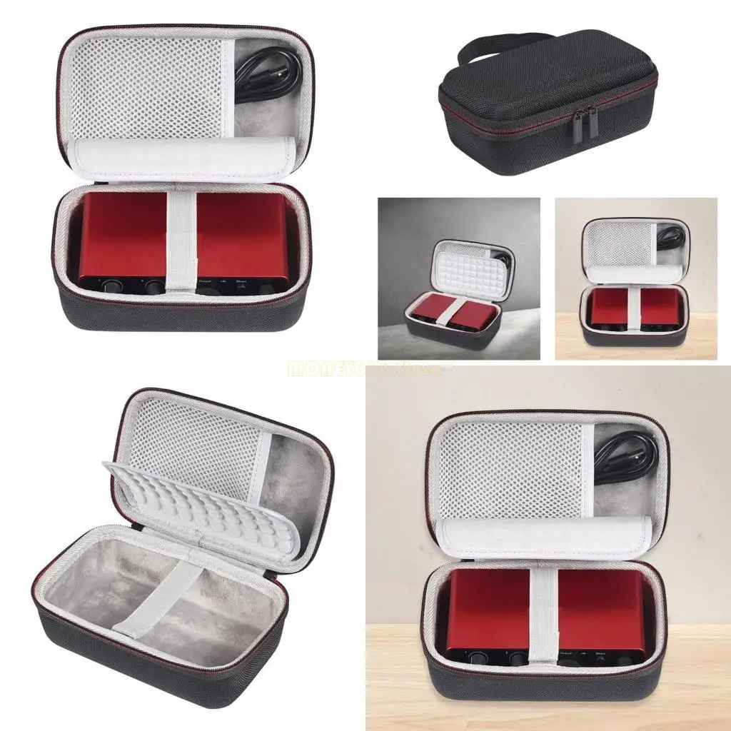 F62C Audios Interfaces Bag Box для хранения для Focusrite Scarlett 3/4 корпуса защитника