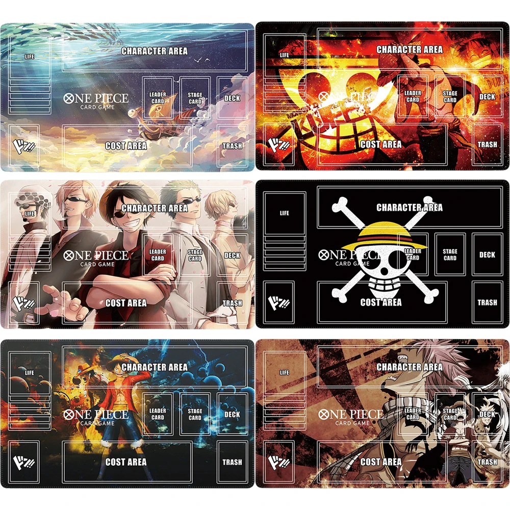 One Piece Card Mat rufy Marshall D Teach Opcg Comic Version gioco dedicato Single Player Battle Card Mat Anime Gift Toy