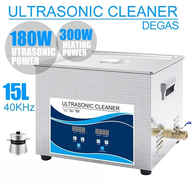 Small industrial grade ultrasonic automatic cleaning machine 15 fast