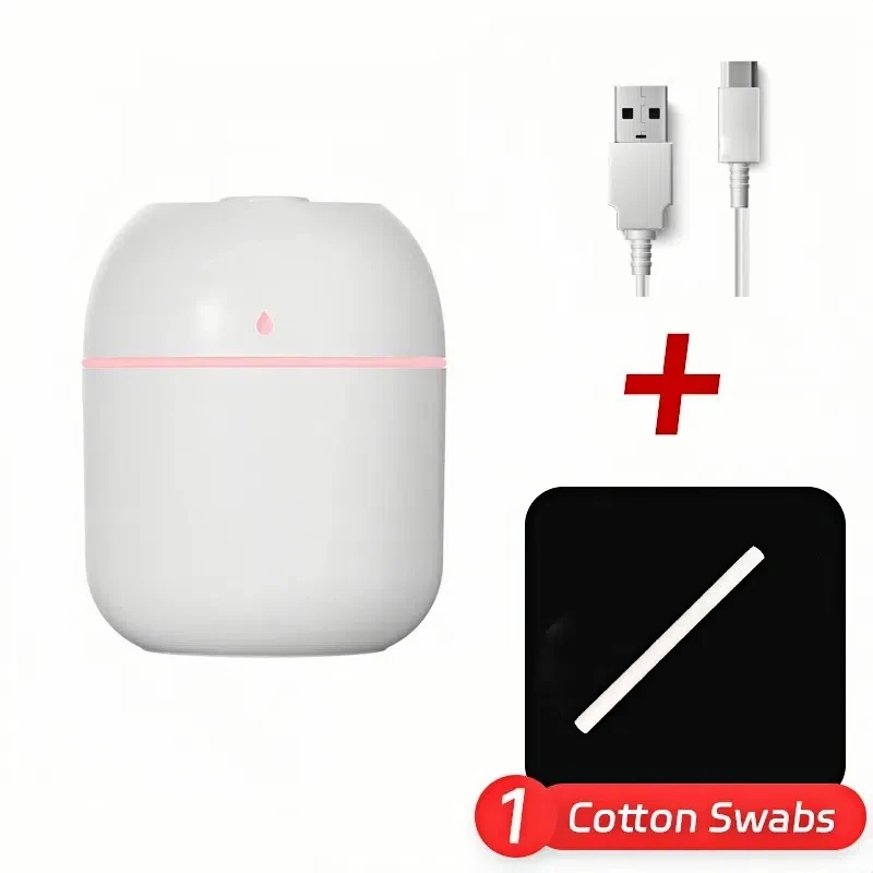 

Мини-портативный USB-увлажнитель воздуха, ультра-тихий большой распылитель, настольный бытовой увлажнитель с каплями воды, распыление