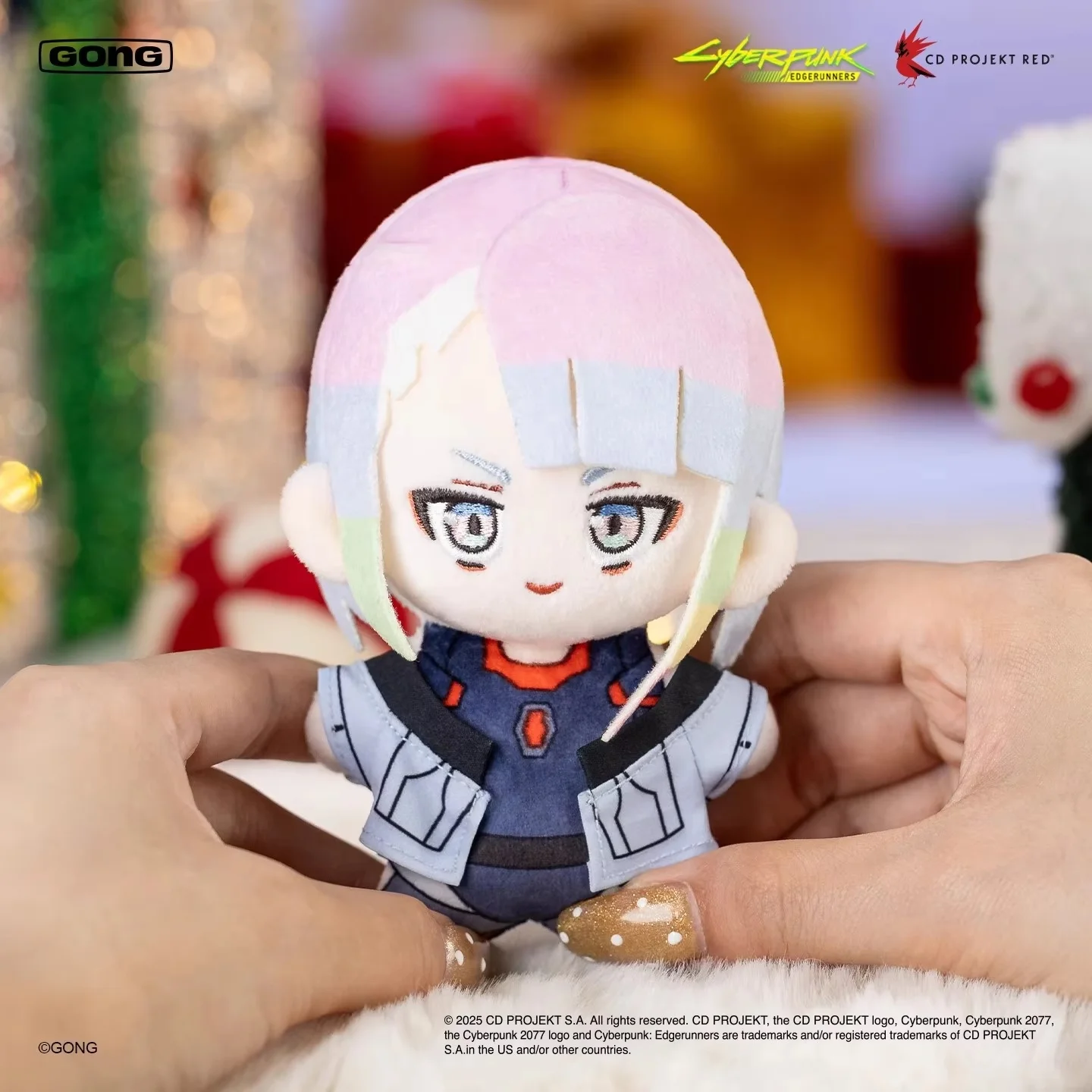 

Гонг Киберпан Edgerunners плюшевые игрушки Люси Ребекка мягкие куклы игрушка брелок Дэвид плюшевый кулон брелки украшение подарок для девочки