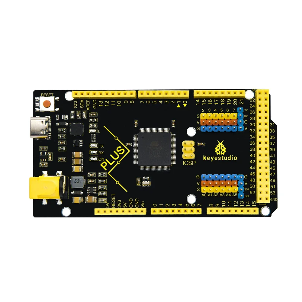 MEGA Plus 2560 Controller Board with Type C USB Cable Compatible with ARDUINO MEGA 2560 Electronic Kit Diy