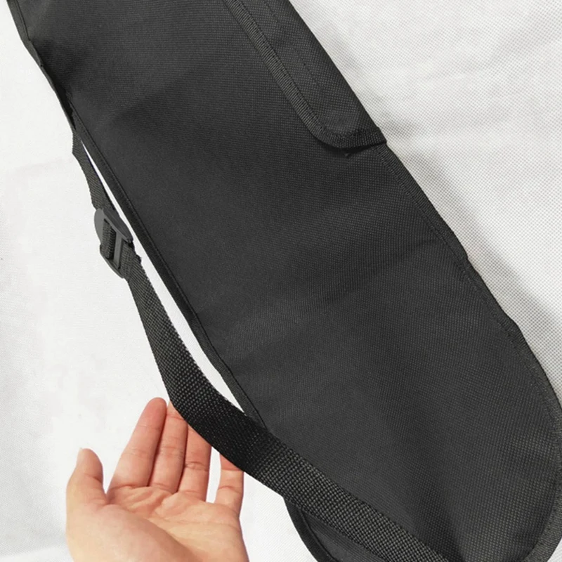 Mochila de skate com zíper ao ar livre, Travel Carry Bag, Proteção de plataforma, Alça ajustável, 3X