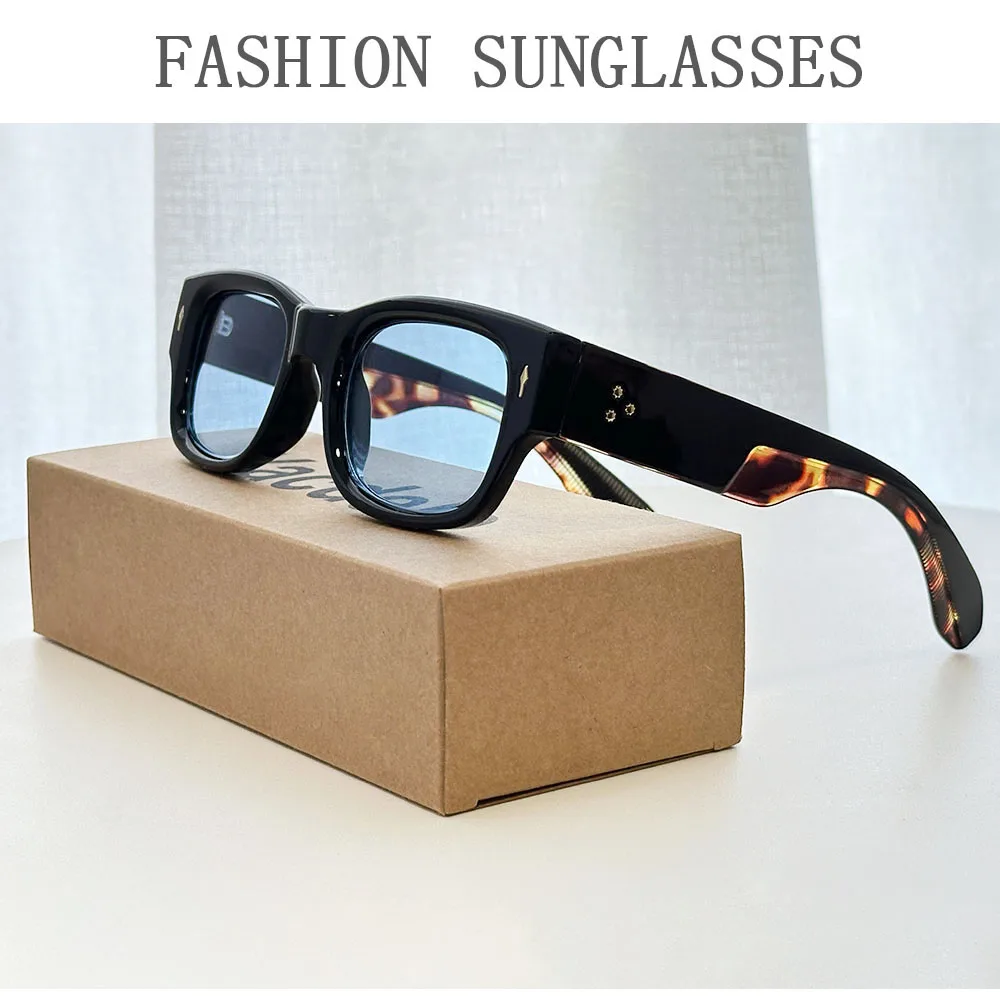 2026 neue Sonnenbrille Männer Vintage Sonnencreme Sonnenbrille Frauen Retro Platz Mode Gläser Gafas De Sol Hombre Lunette Soleil Femme – Detail 2