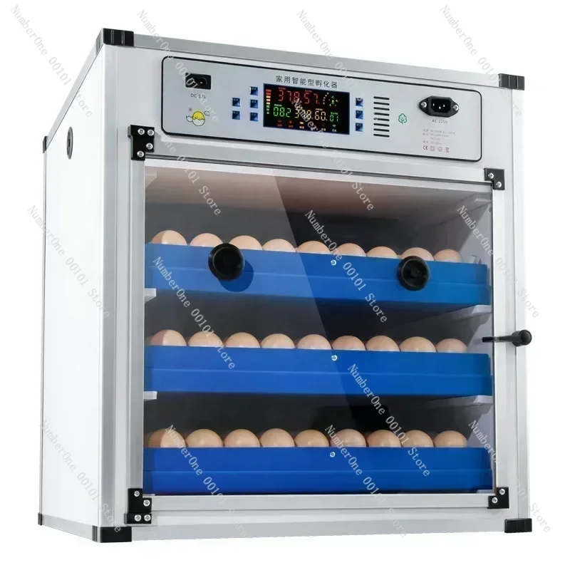 204 Eggs Dual Electric Edition Incubator Machine Automatic Egg Incubator for Chicken Quail Bird Egg Hatch