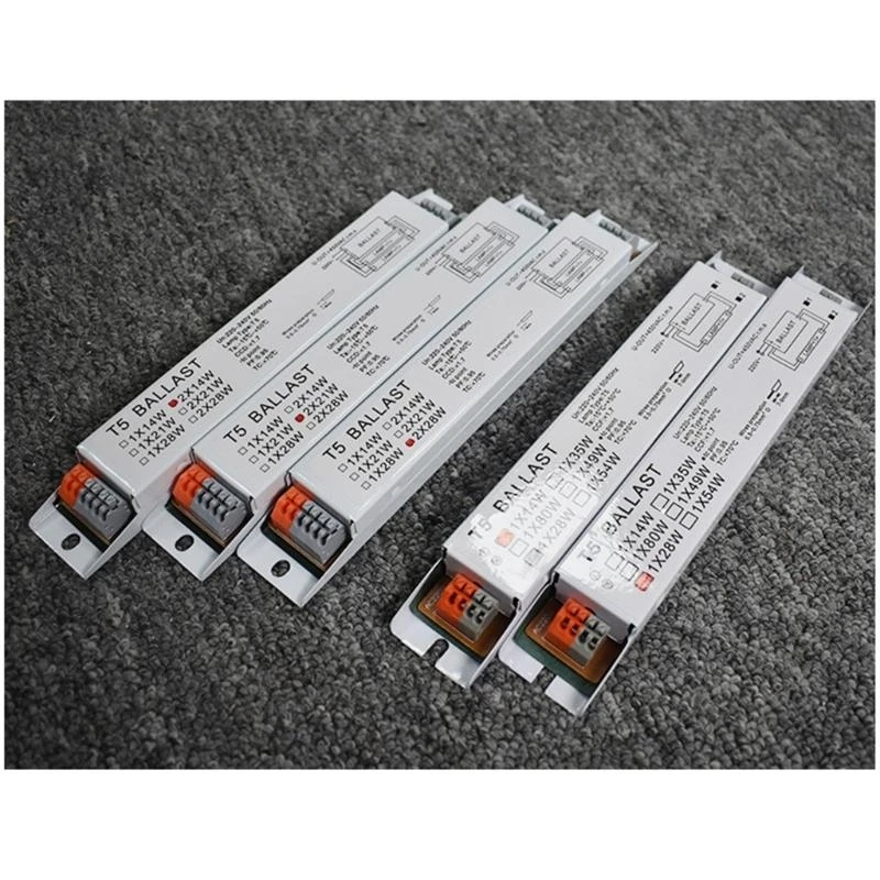 Upgraded 220-240V Wide Voltage T5 Electronic Ballast Fluorescent Lamp Ballasts Simple Installation for Factory Workshop