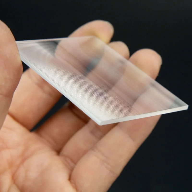 High Transmittance Multi-Size Linear Fresnel Lens PMMA  Acrylic LED Focus Lens for Strip Light Effect