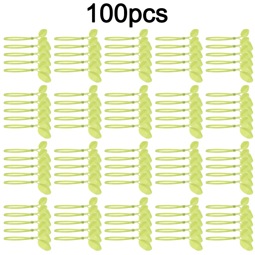 Secure Plant Support Solutions Plant Support Fasteners 20cm Leaf Cable Ties Decorative Leaf Shape Easy To Apply Secure Hold