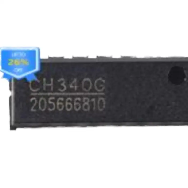 

100% НОВИНКАВысококачественная продукция 100 шт./лот CH340G CH340 SOP16 МОДУЛЬ новый на складеВысококачественная продукция
