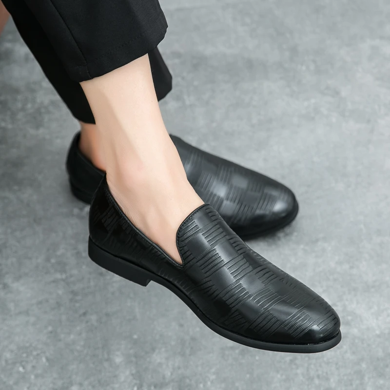 

Мужская обувь, лоферы, модные повседневные модельные туфли, мужская удобная деловая обувь без шнуровки