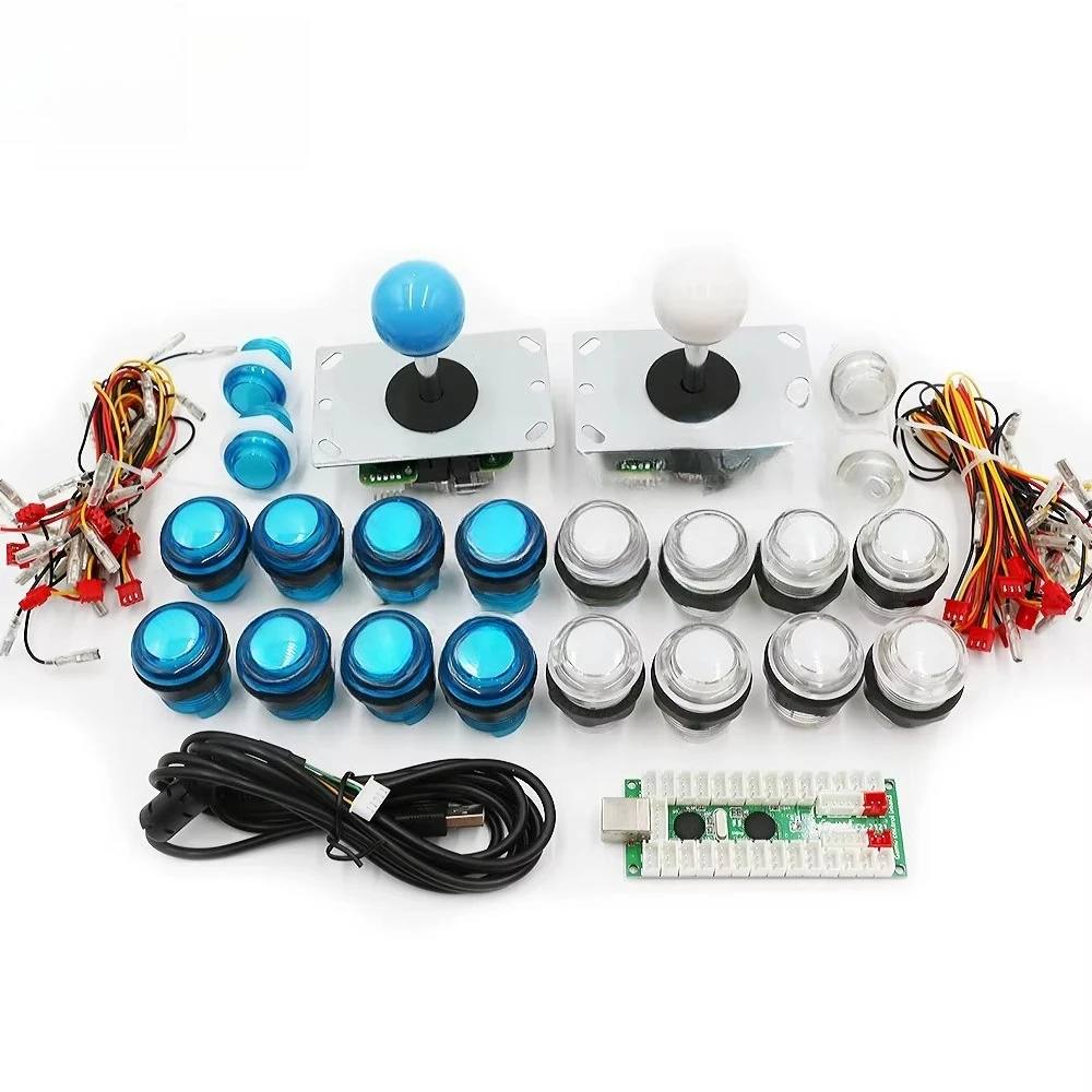 Botão do kit de arcade de 2 jogadores Arcade de latência zero