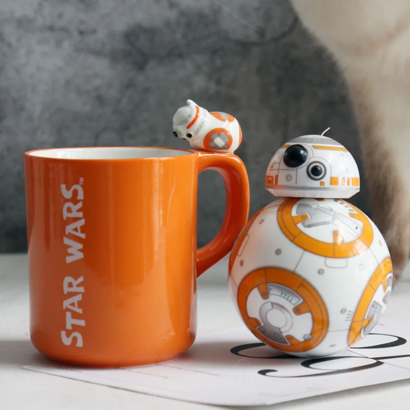 Star Wars R2-D2 BB8 Ceramics Action Figure Dolls Mugs Drinking Cup Coffee Cups Milk Cups Gift