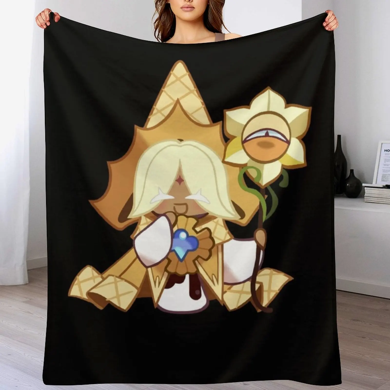 Pure Vanilla Cookie Cookie Run Kingdom Classic Throw Blanket Giant Sofa christmas decoration Summer Blankets