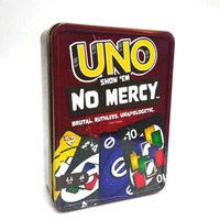 ONE FLIP! Board Games UNO Card Game uno No mercy Super Mario Christmas Card Table Game Playing for Adults Kid Birthday Gift Toy