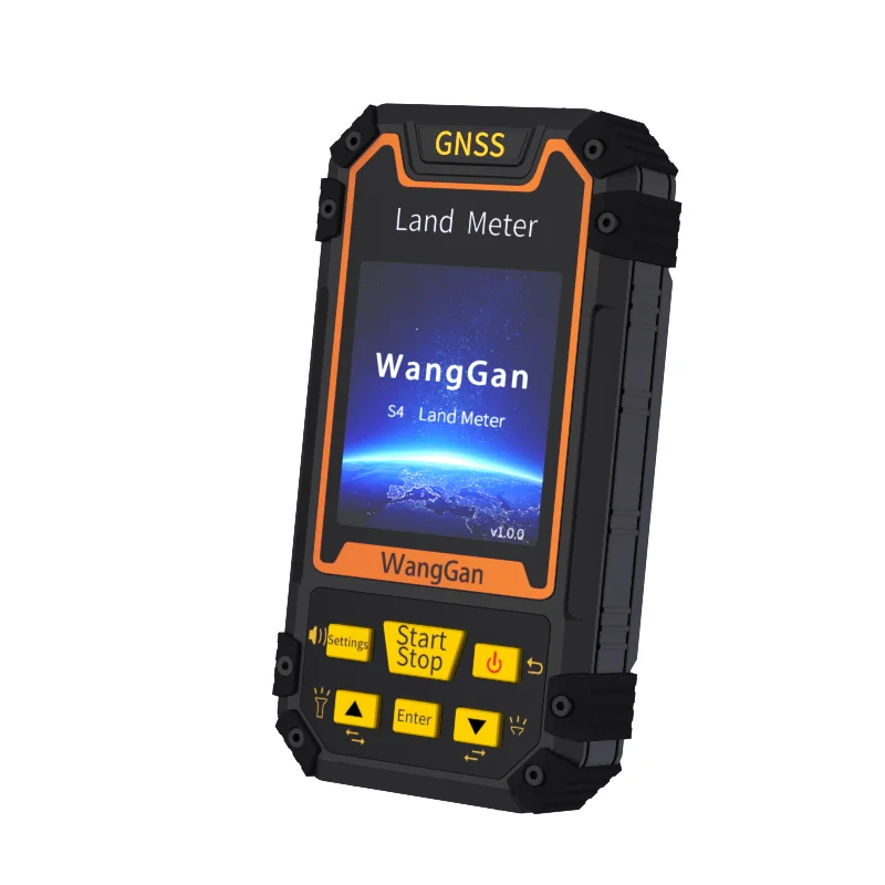 Kolorowy ekran WangGan S4 GPS Land Meter Maszyna geodezyjna Profesjonalny odbiornik GNSS Pomiar obszaru