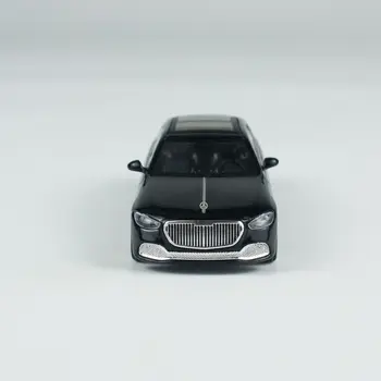 MINIGT 1:64 Mercedes Maybach S680 Czarny samochód aluminiowy MGT Model 977 6 best sales mini gt mercedes - №1