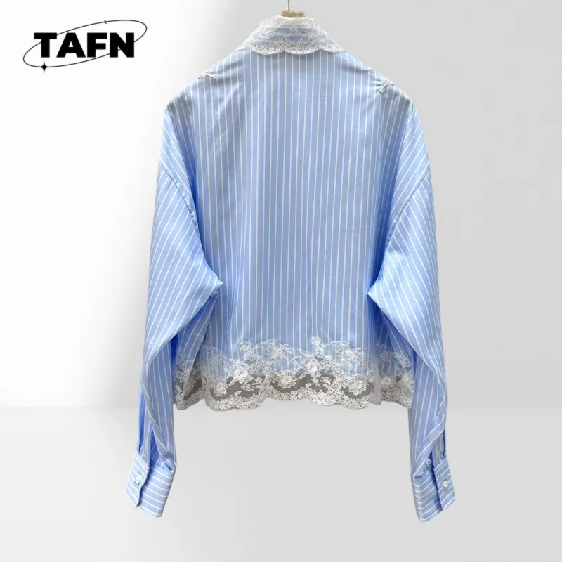 Camisa con cuello y lazo para mujer, blusa elegante de manga larga para oficina. Camisa asimétrica para mujer, blusa holgada a la moda AF2639