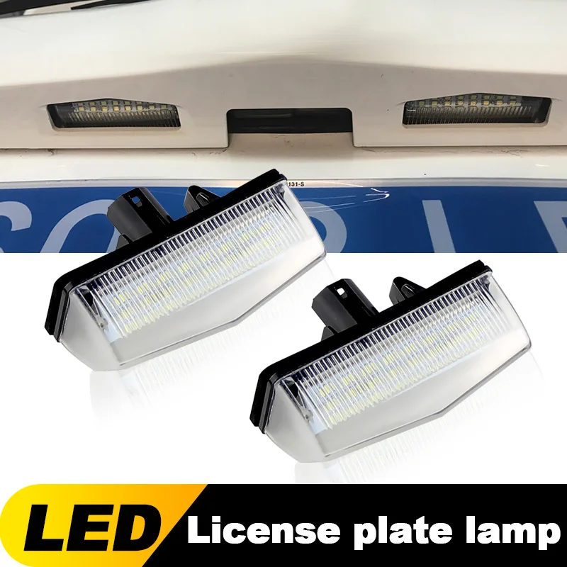 

2x For Toyota Prius XW20 XW30 Prius Plus/V Venza Matrix RAV4 For Lexus CT200h Scion License Number Plate Light LED Rear Car Lamp