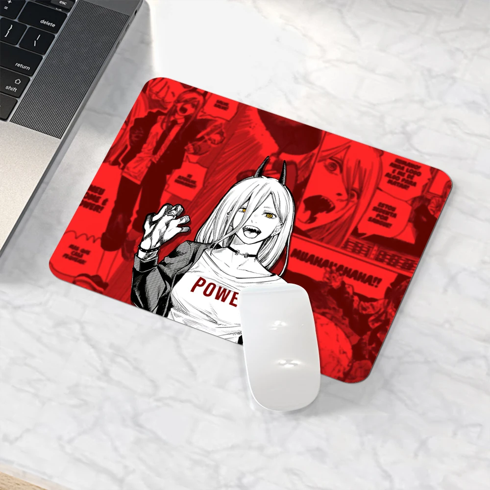 

Anime Chainsaw Man Pochita Small Mouse Pad 2529 Gaming Accessories Desktop Makima MousePad Gamer Kaeyboard Pad Desk Mat for LOL