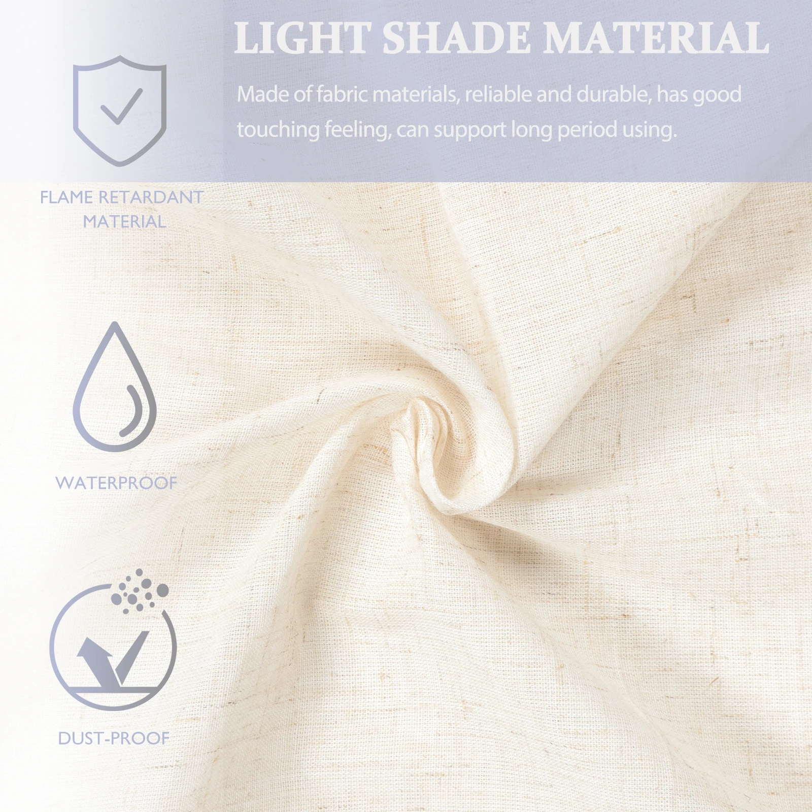 

Lamp Shade Fabric Material Pre-Cut DIY Floor Lamp Light Shade Material for Lampshade Craft Use Desk Light Cover Materials