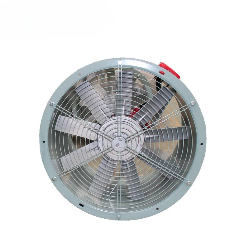 T30A axial flow fan post foot industrial exhaust fan iron machine spray warehouse