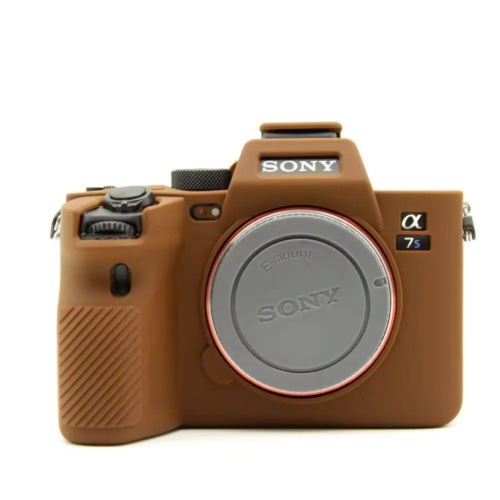 Silicone Camera Bag Suitable for Sony A7S3 A7SM3 A7SIII Protective Case Soft Shell Shockproof Scratch-Resistant