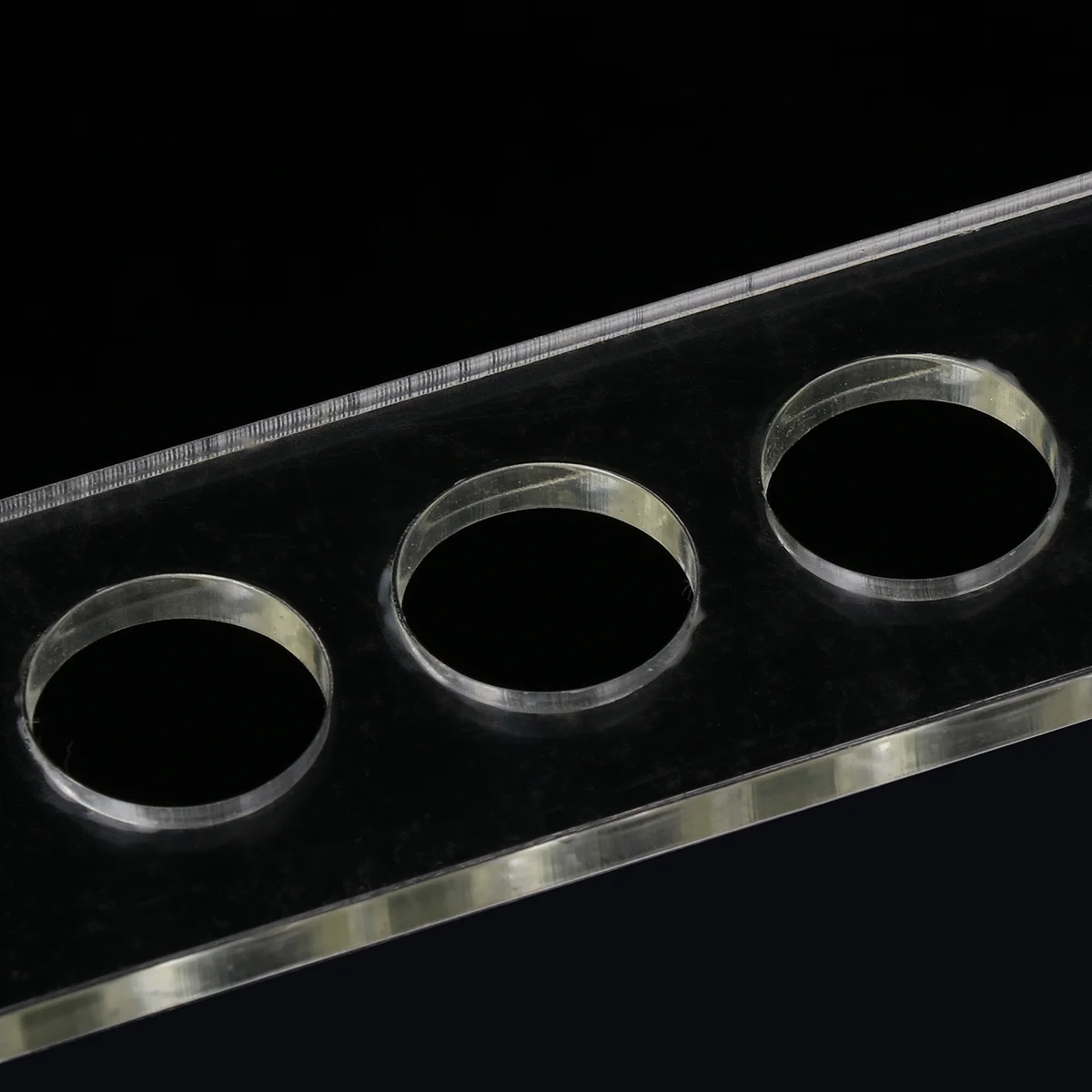 

1Set Transparent Test Tube Stand Ergonomic Design Easy to Clean and Store 10ml Test Tube Rack Laboratory Supplies