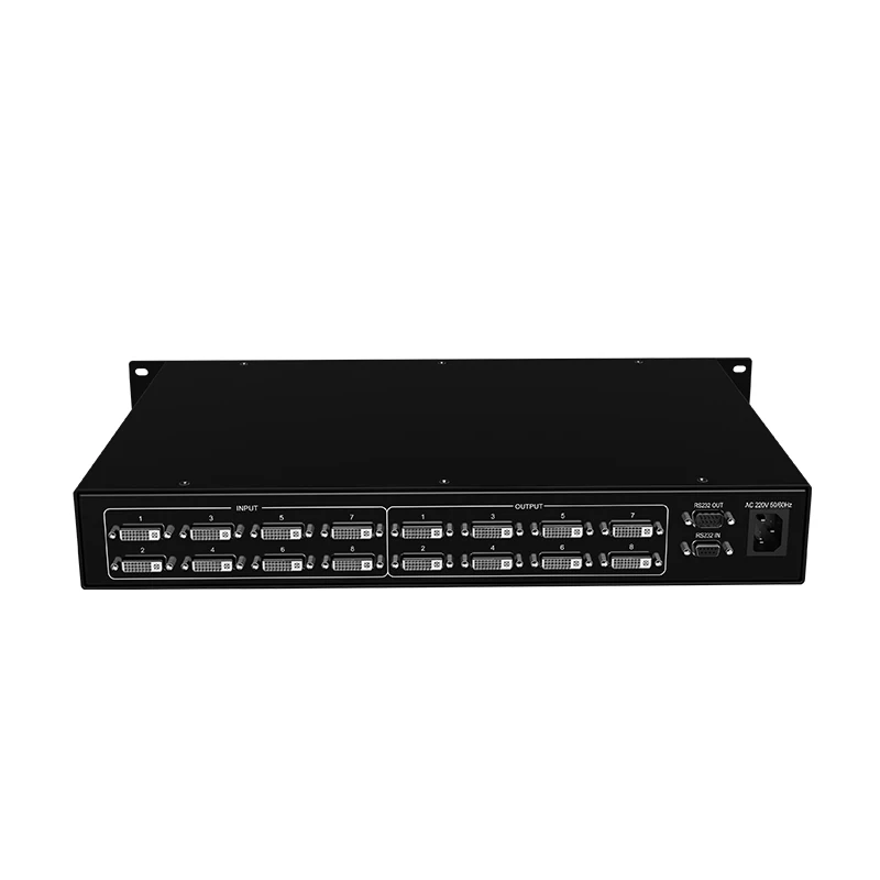 High Quality 4 / 8 Port Video Wall DVI Matrix