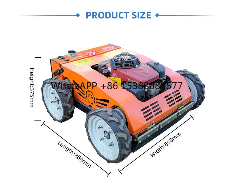 

zero Turn New System Automatic Grass Cutter Remote Control Wheel Lawn Mower