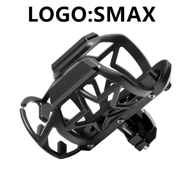 SMAX Motorcycle Coffee Cup Holder For YAMAHA S-MAX155 SMAX155 Beverage Tea Water Bottle Support CNC Aluminum Alloy Accessories