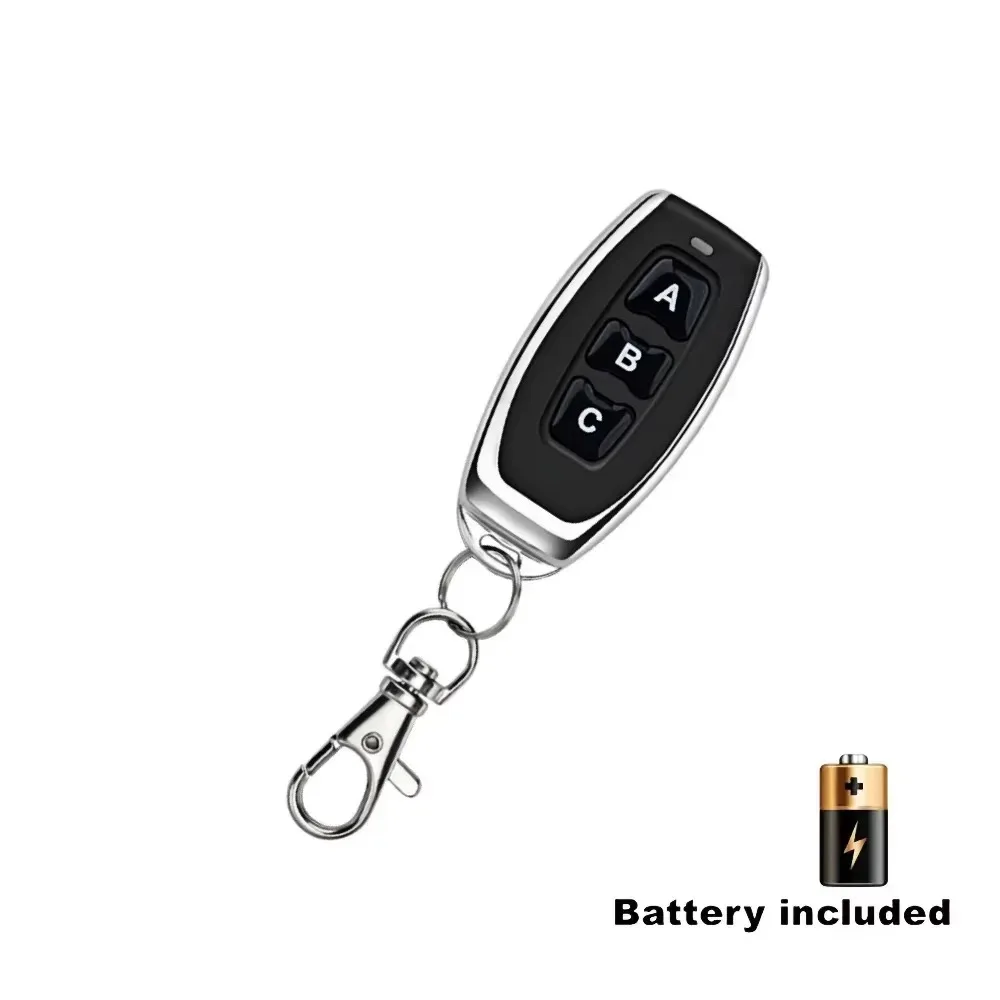 KEBIDU 433Mhz Drahtlose RF-Fernbedienung EV1527 Lerncode Smart Home Sender für LED-Licht, Auto, Tor, Garagentor, Alarm, Schlüssel