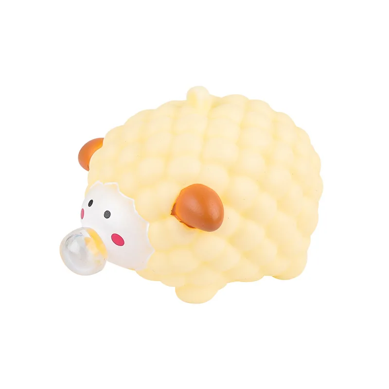 Morbido Sputo Bolla Giocattolo Carino Pecora Morbido Squishy Giocattolo Antistress Animali Del Fumetto Divertente Bambini Spremere Palla Sensoriale Agitarsi Giocattolo Regalo