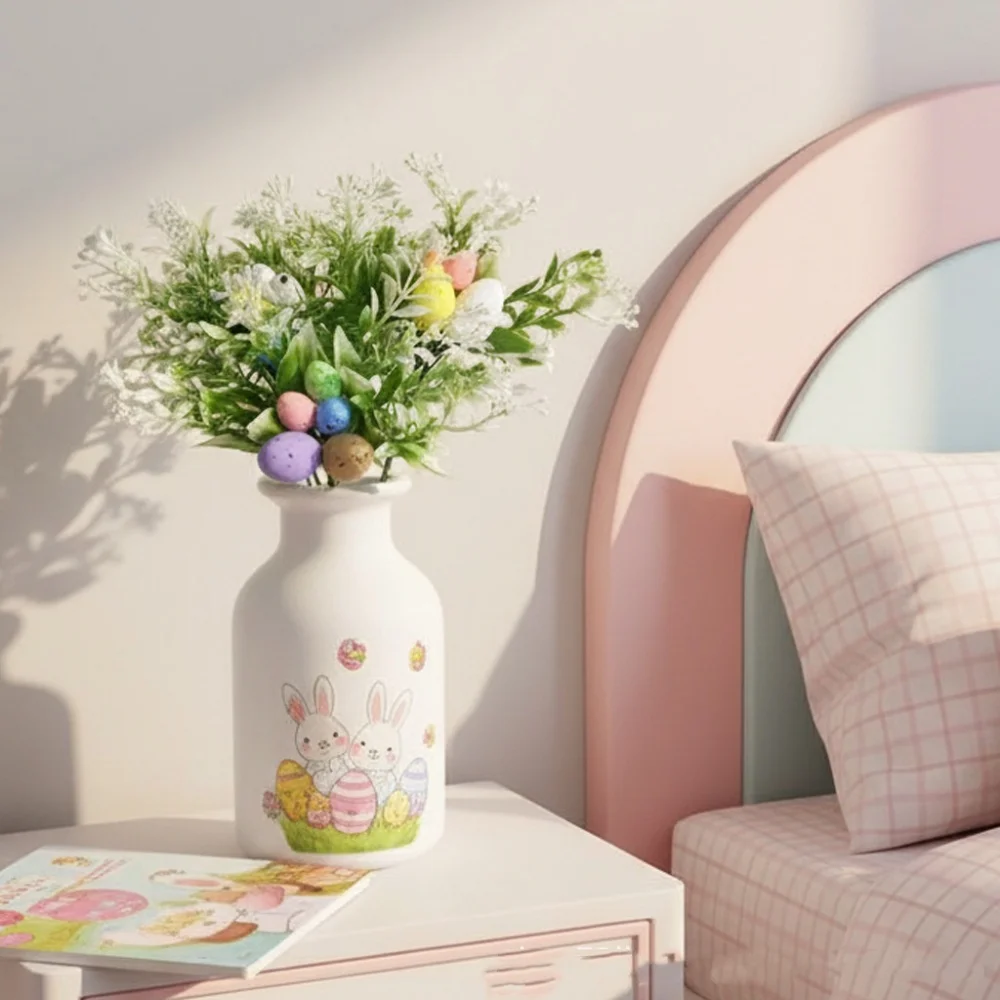 Easter Egg Interpolation Ornaments Simulation Foam Egg Home Decoration Holiday Party Restaurant Atmosphere Props Flower Bouquet