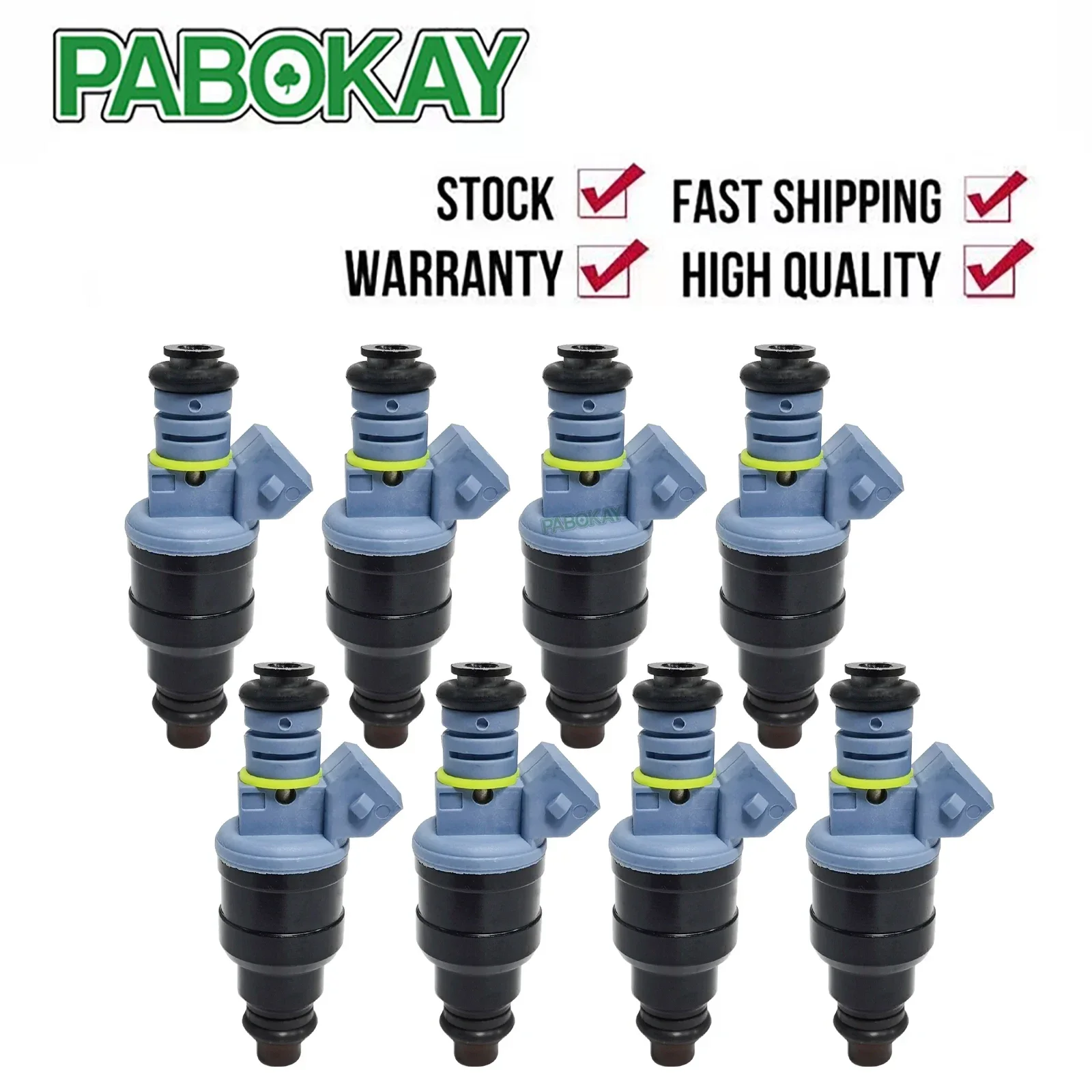 

8 pieces x Fuel Injectors For 91-97 Ford F250 F350 E250 F53 F-Super Duty 7.5L 460ci V8 0280150947 F1TE-D5A