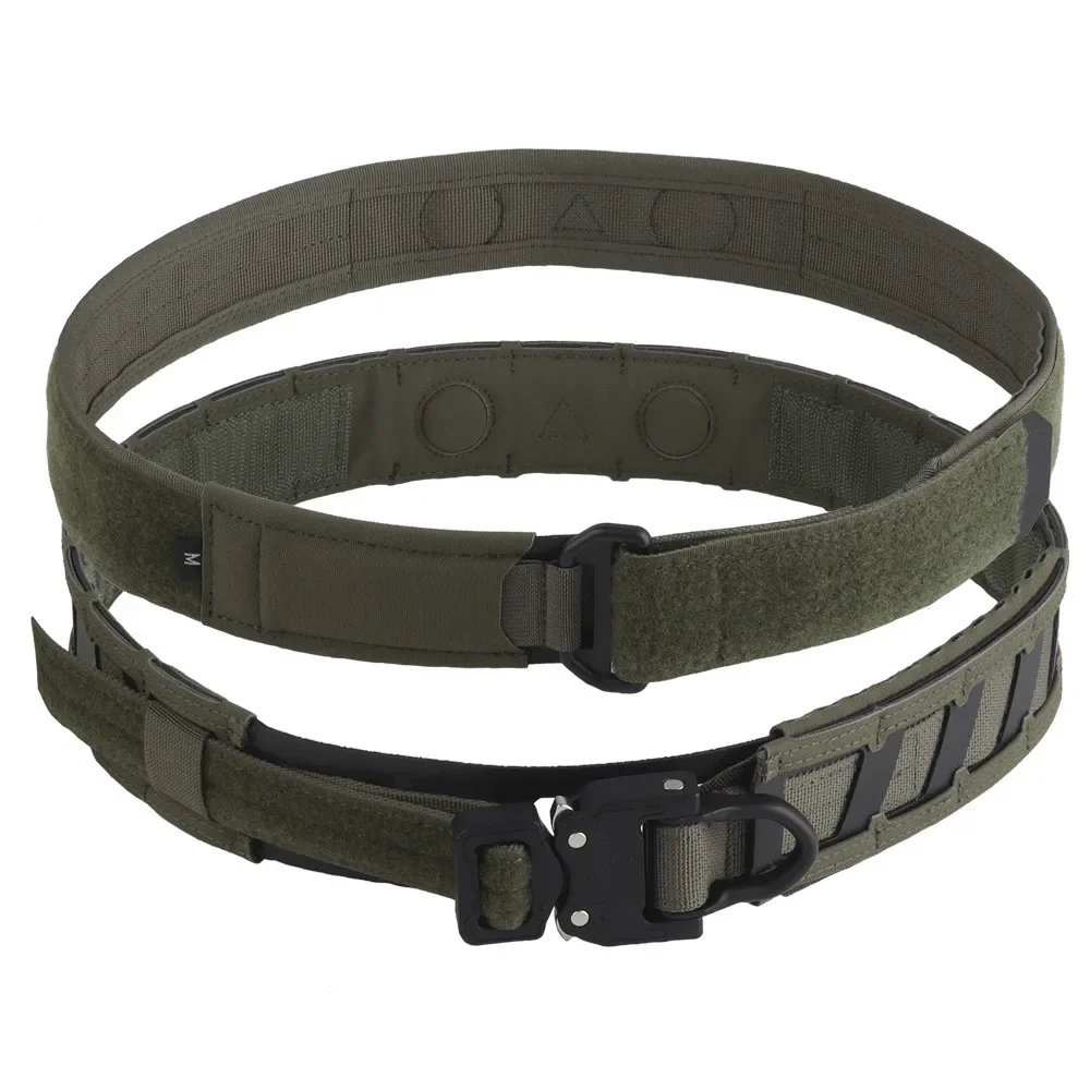 

Tactical Outdoor Magnetic Belt Quick Pull Buckle Double-Layer Magnet MOLLE Waistbelt Hunting Airsoft Training Gear Accessories