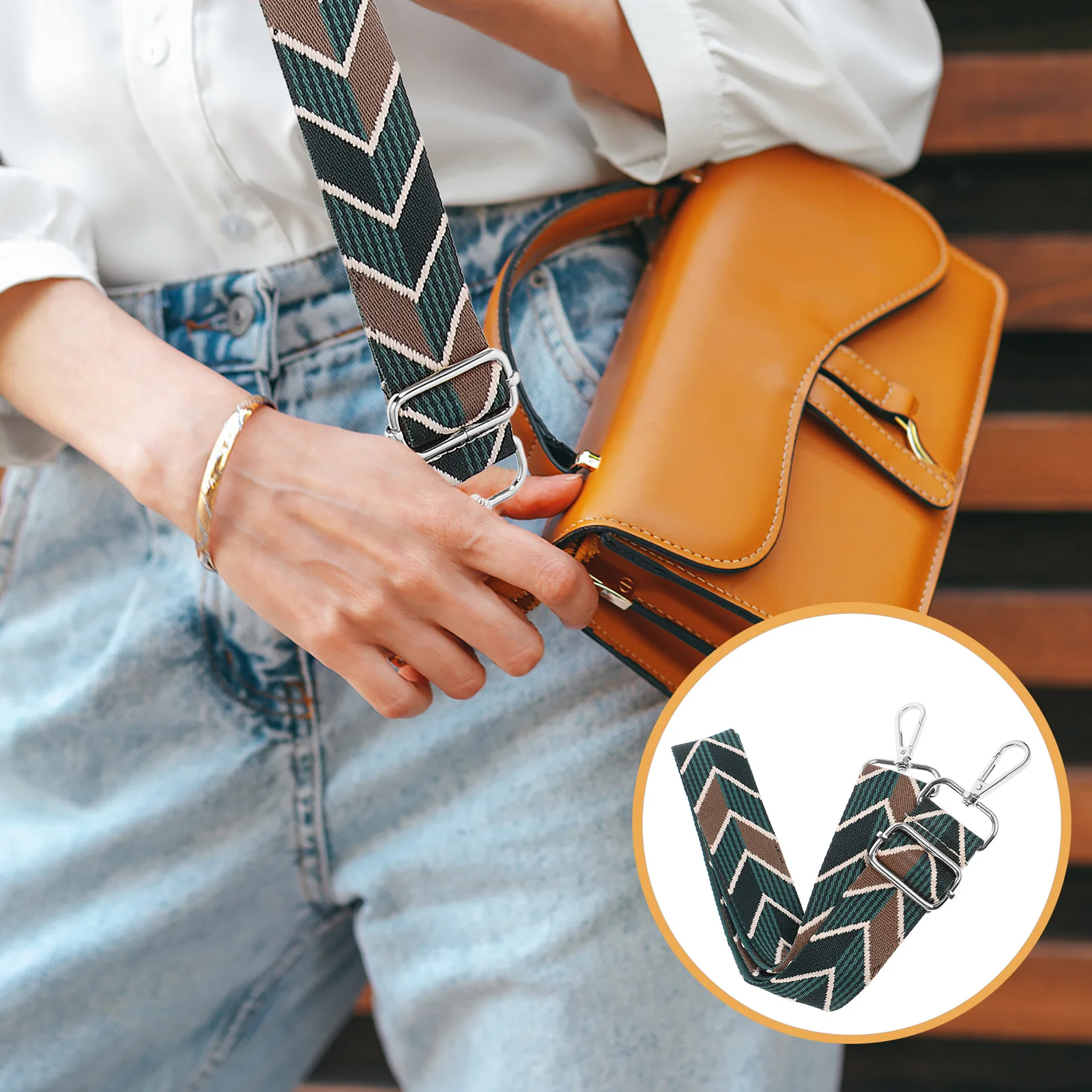 

NUOBESTY Replacement Handbag Straps for Women Decorative Purse Bag Adjustable Shoulder Strap