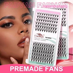 Fadvan vorgefertigte Volumen ventilator Wimpern verlĂ€ngerung liefert 8-14 Mix Soft 3D/5d/6d/10d/12d/20d/30d vorgefertigte Volumen lĂŒfter Wimpern verlĂ€ngerungen