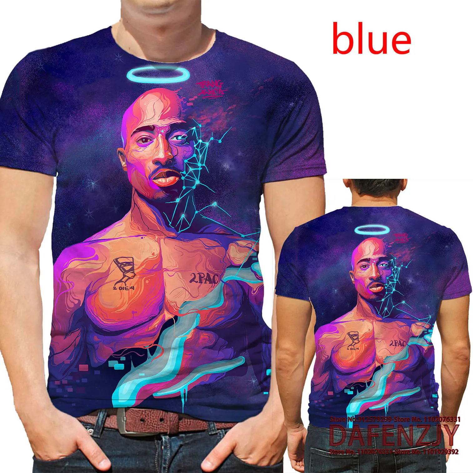 

Hip Hop Rap Rock Rumic Men's 3d Graphic T Shirts-Cool Design Funny Running Short Sleeve Tees