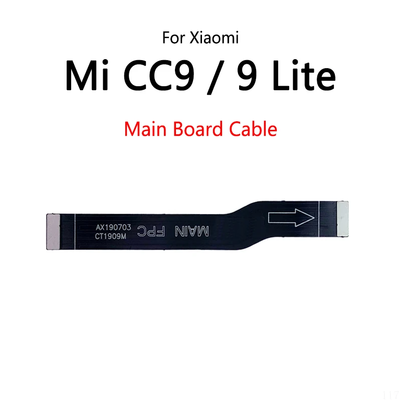 Wyświetlacz LCD Podłącz kabel płyty głównej Elastyczny kabel płyty głównej dla Xiaomi Mi CC9 / Mi 9 Lite