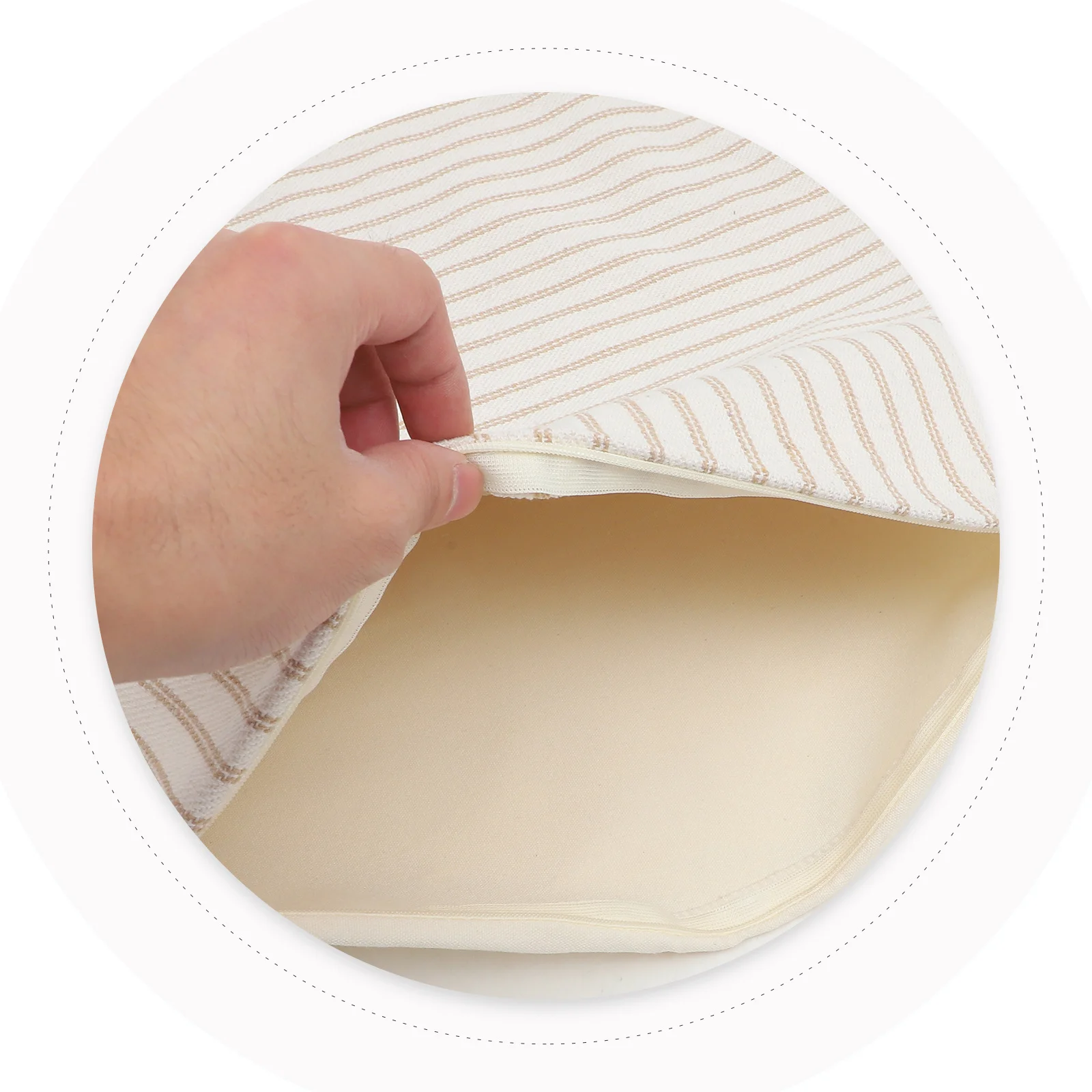 

2Pcs Spliced Square Pillow Covers Cotton Linen Cushion Case Decorative Throw Pillowcase Invisible Zipper for Sofa Home