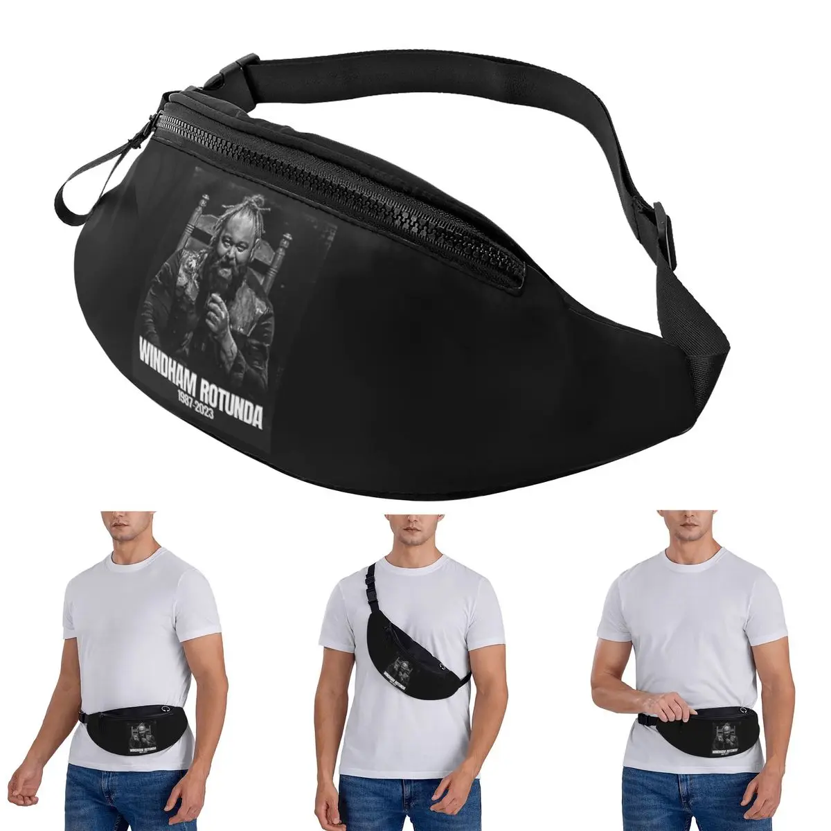 

Crossbody Waist Bag Bray Wyatt The Fiend Men Women Fanny Pack Travel Running Money Phone Pouch