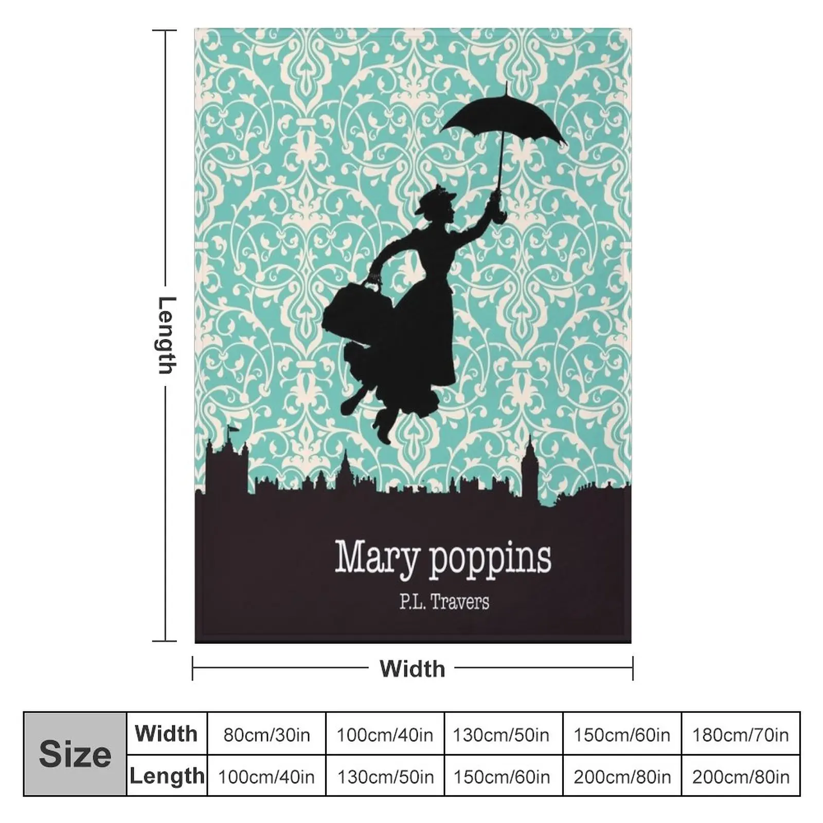 Mary Poppins Throw Blanket Decorative Sofa Sofa Blankets